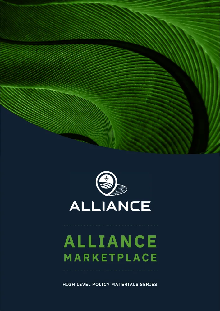 Cover page of the ALLIANCE Marketing paper