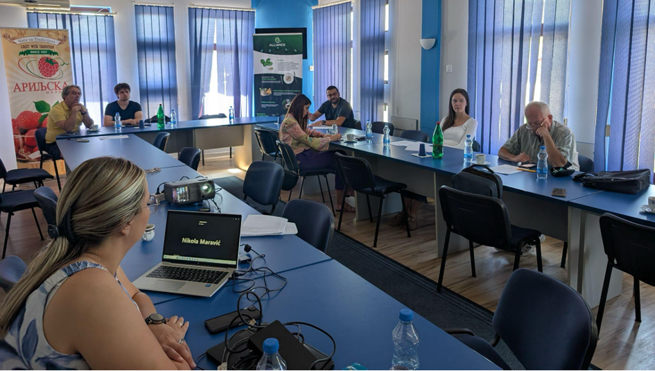 Attendees at the Arilje Raspberry demonstrator workshop