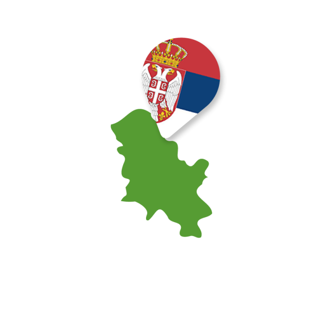 Serbia map